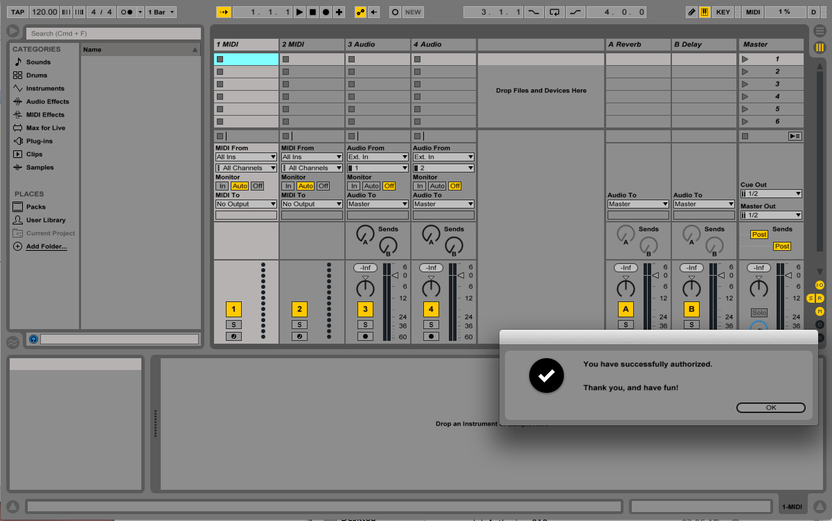 Ableton live suite 10.0 1 for mac os 6